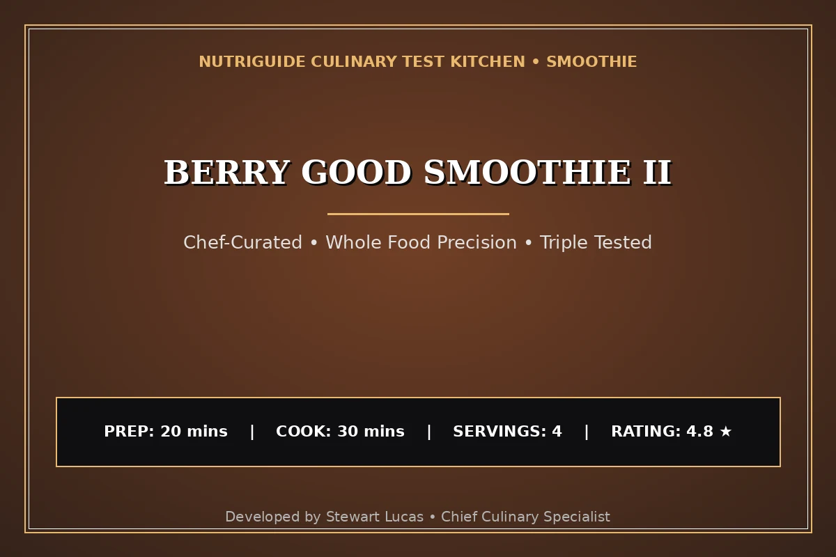 Berry Good Smoothie Ii