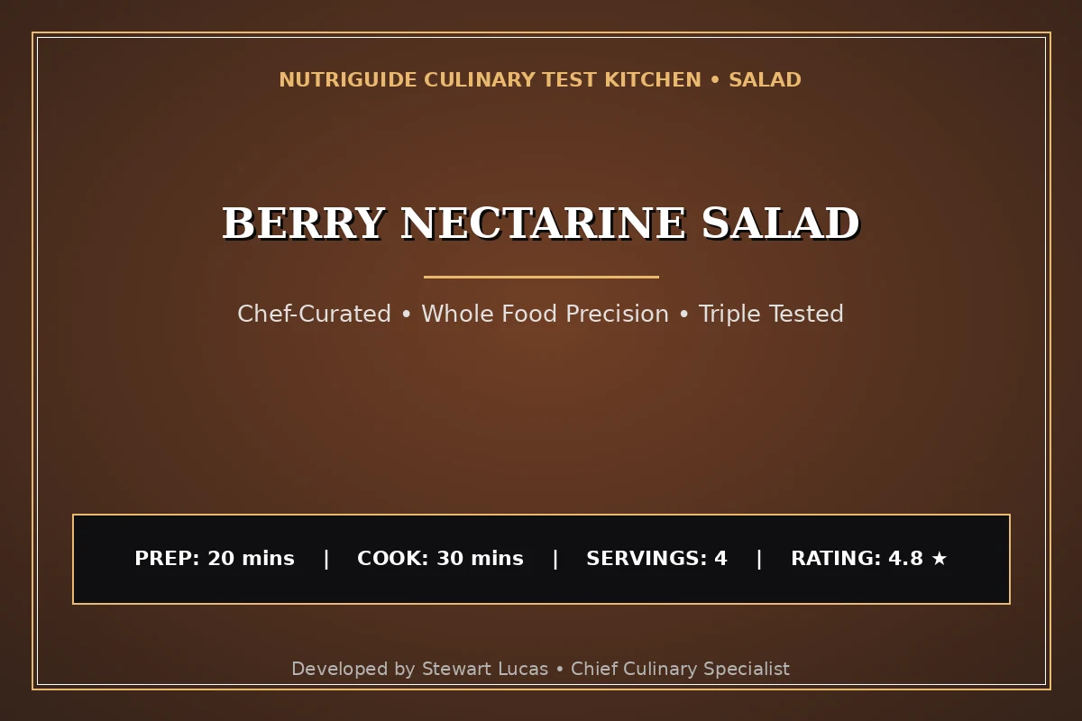 Berry Nectarine Salad
