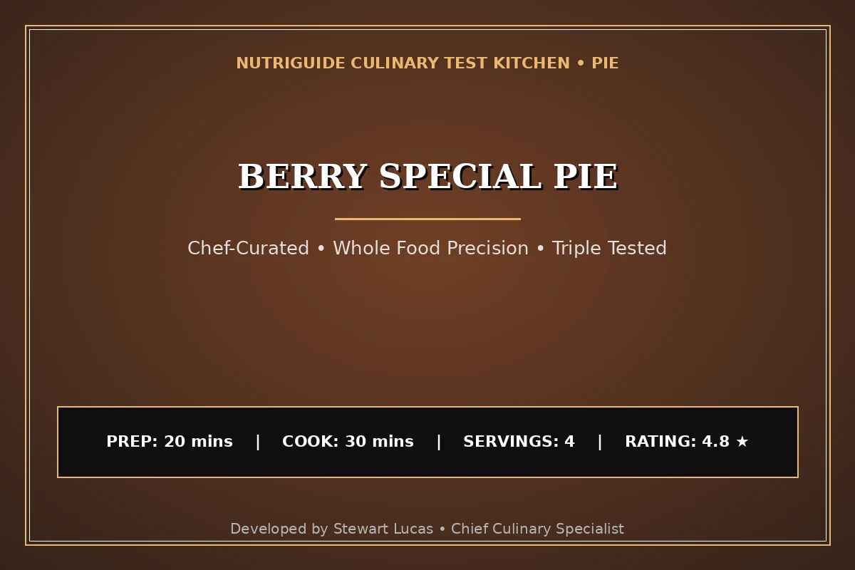 Berry Special Pie