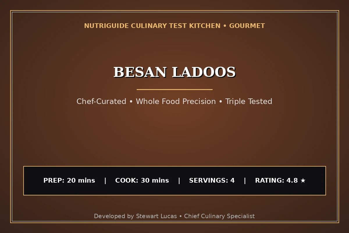 Besan Ladoos