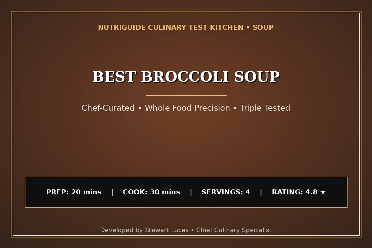 Best Broccoli Soup
