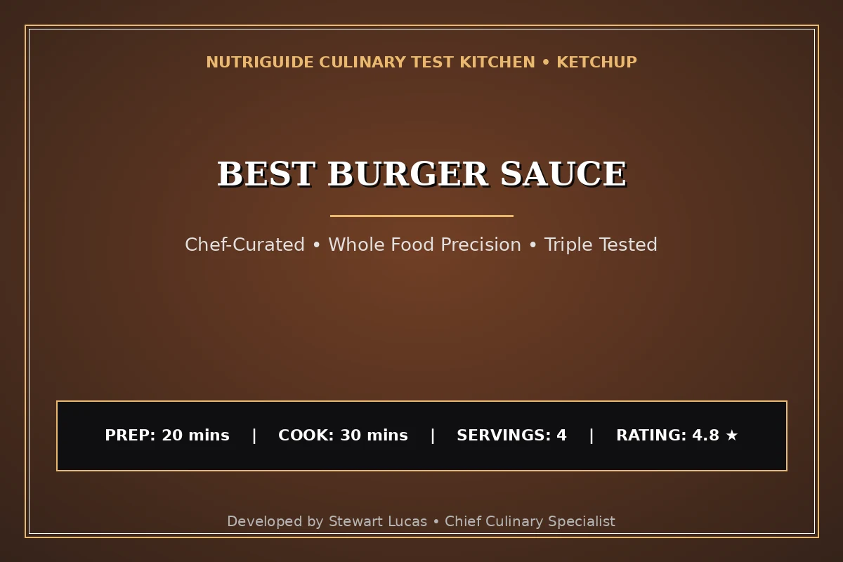 Best Burger Sauce