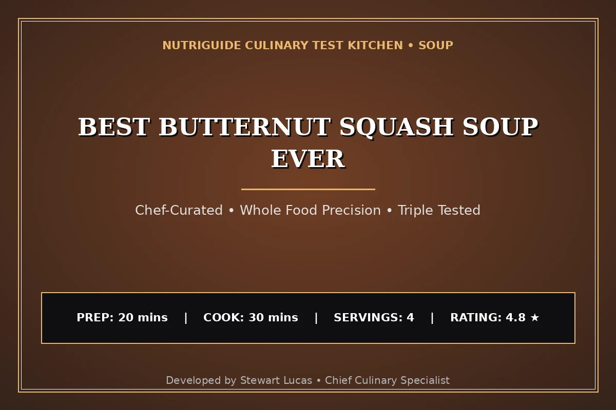 Best Butternut Squash Soup Ever