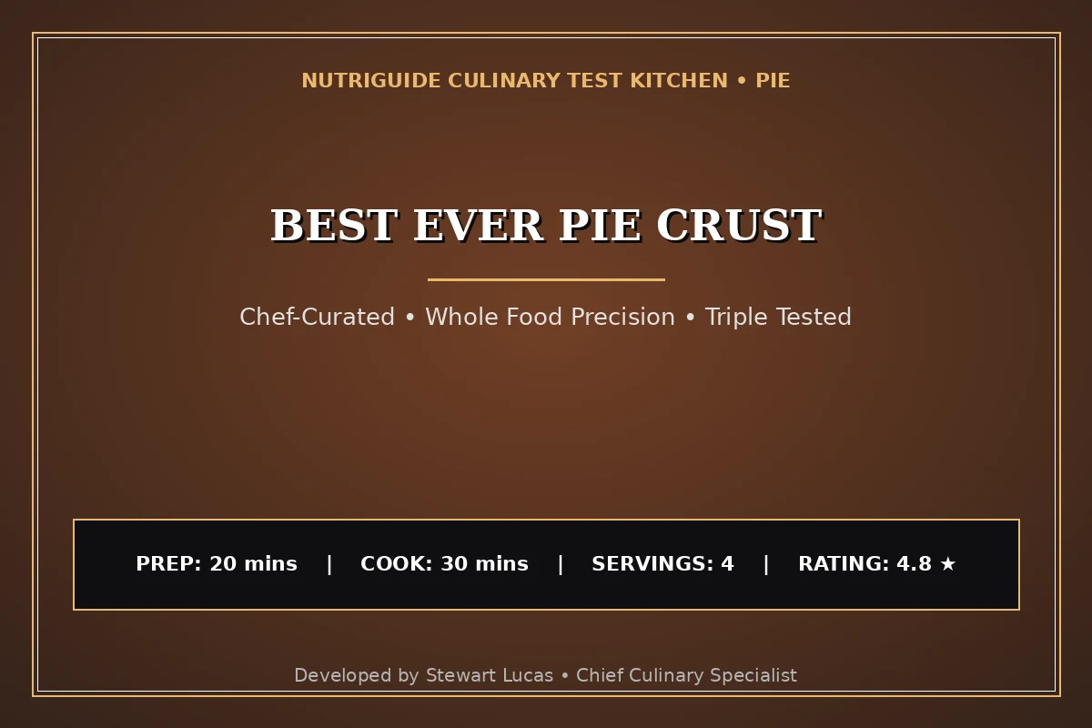 Best Ever Pie Crust