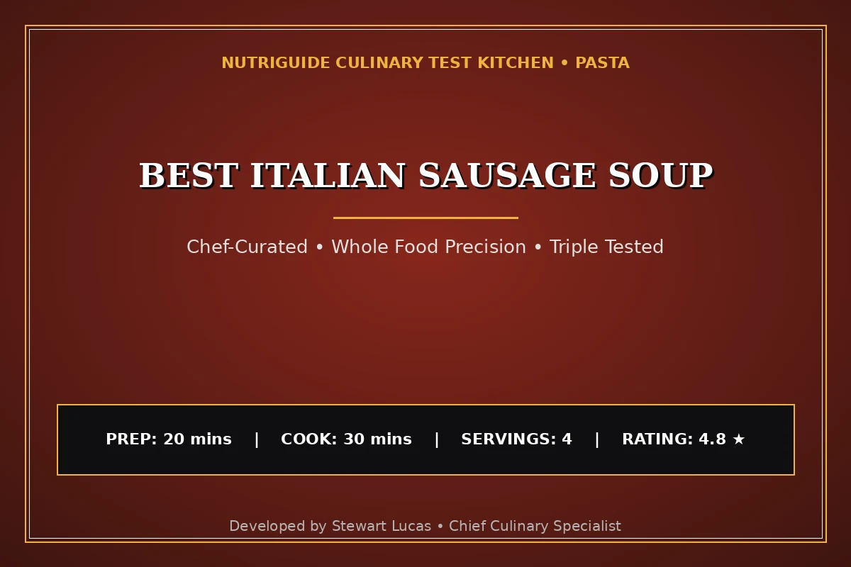 Best Italian Sausage Soup