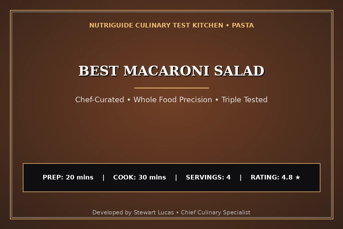 Best Macaroni Salad