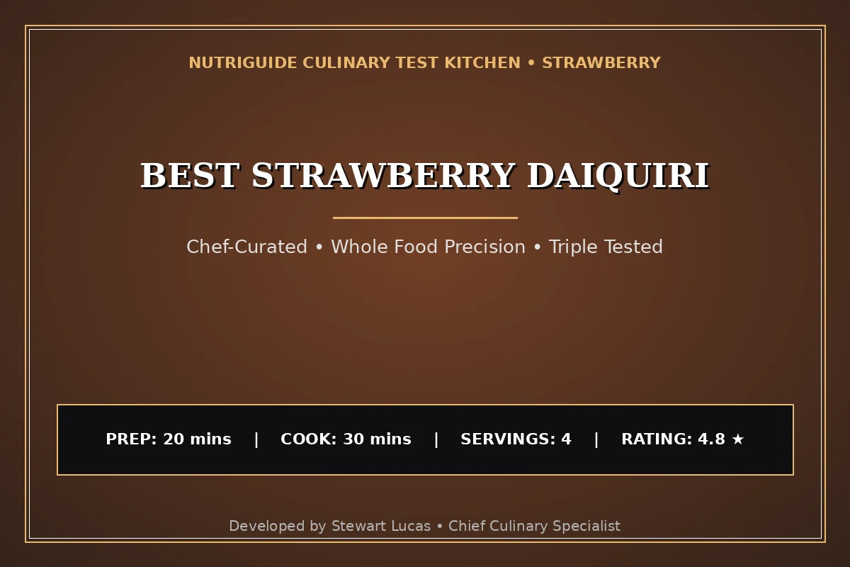 Best Strawberry Daiquiri