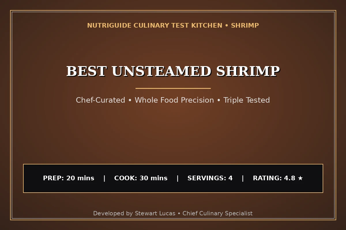 Best Unsteamed Shrimp