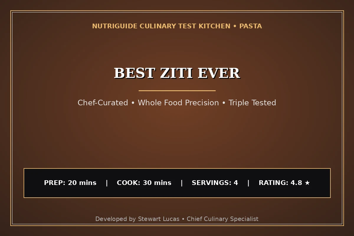 Best Ziti Ever
