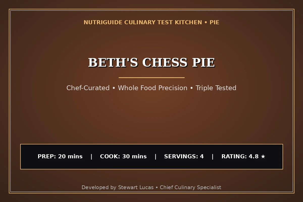 Beth'S Chess Pie