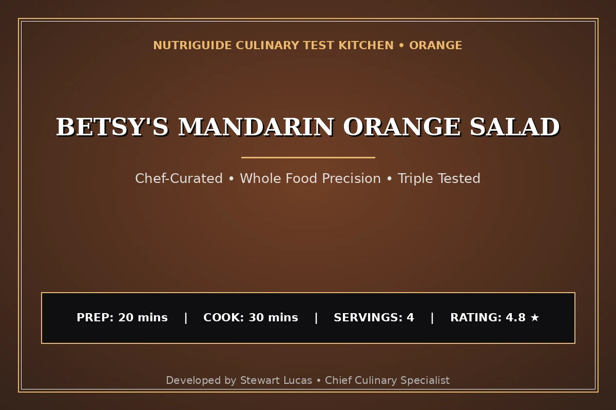 Betsy'S Mandarin Orange Salad