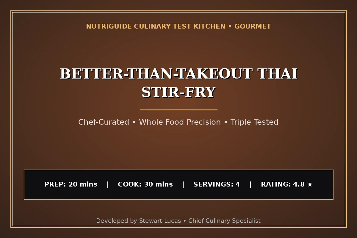 Better-Than-Takeout Thai Stir-Fry