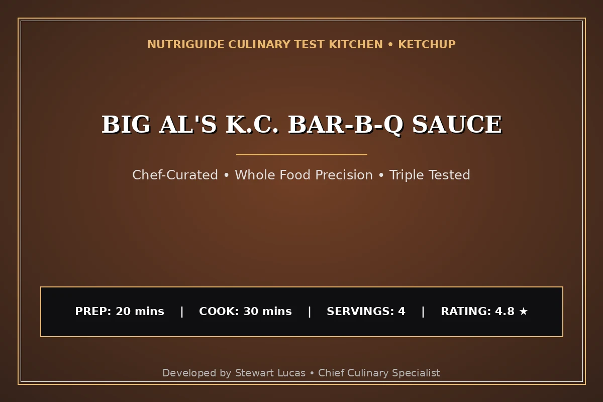 Big Al'S K.C. Bar-B-Q Sauce