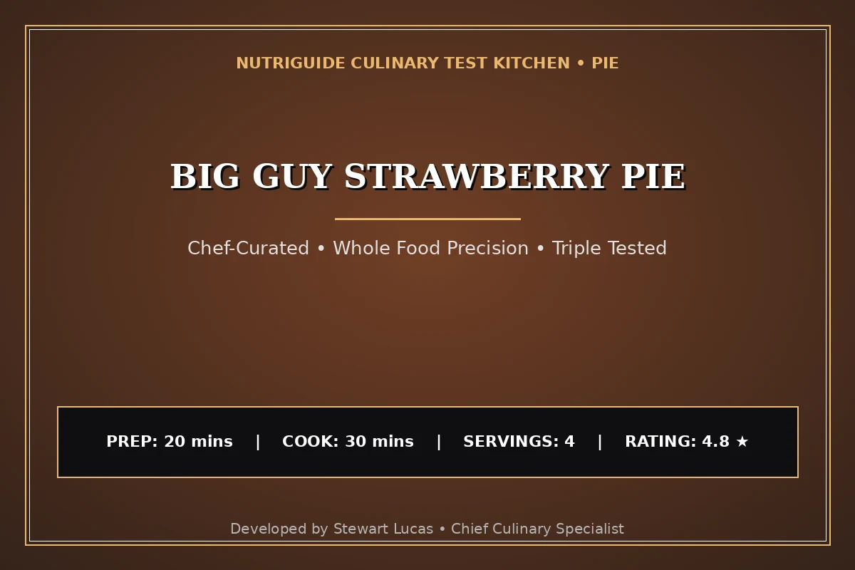 Big Guy Strawberry Pie