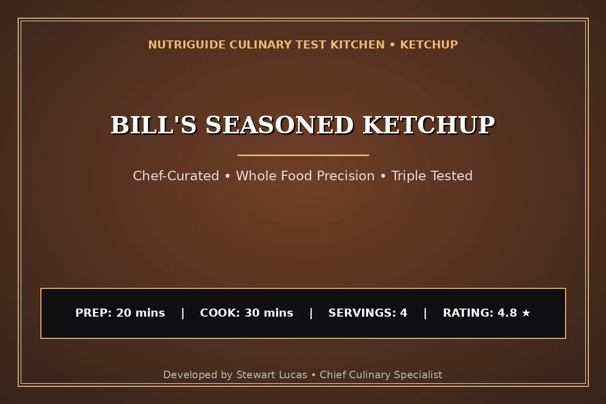 Bill'S Seasoned Ketchup