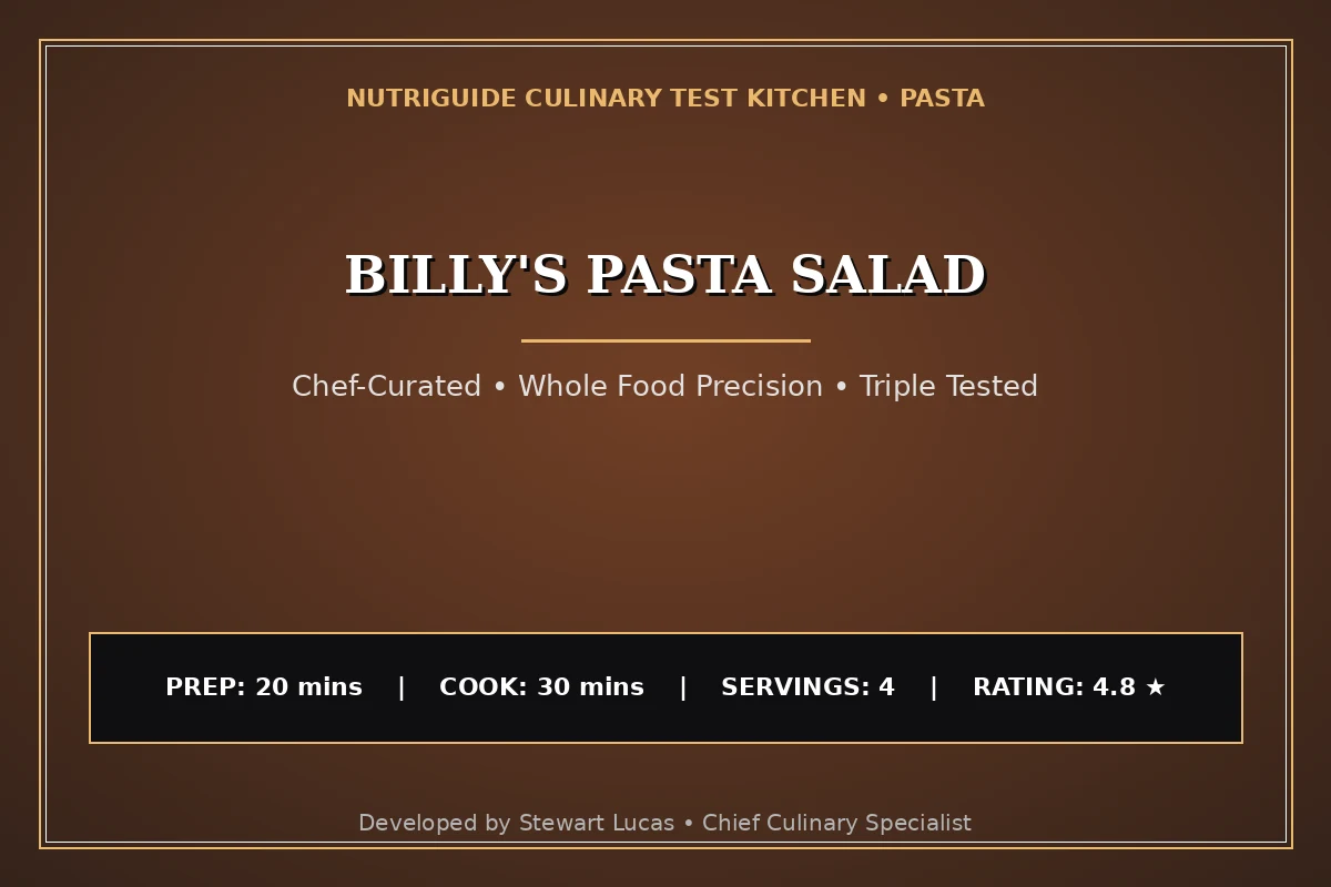 Billy'S Pasta Salad