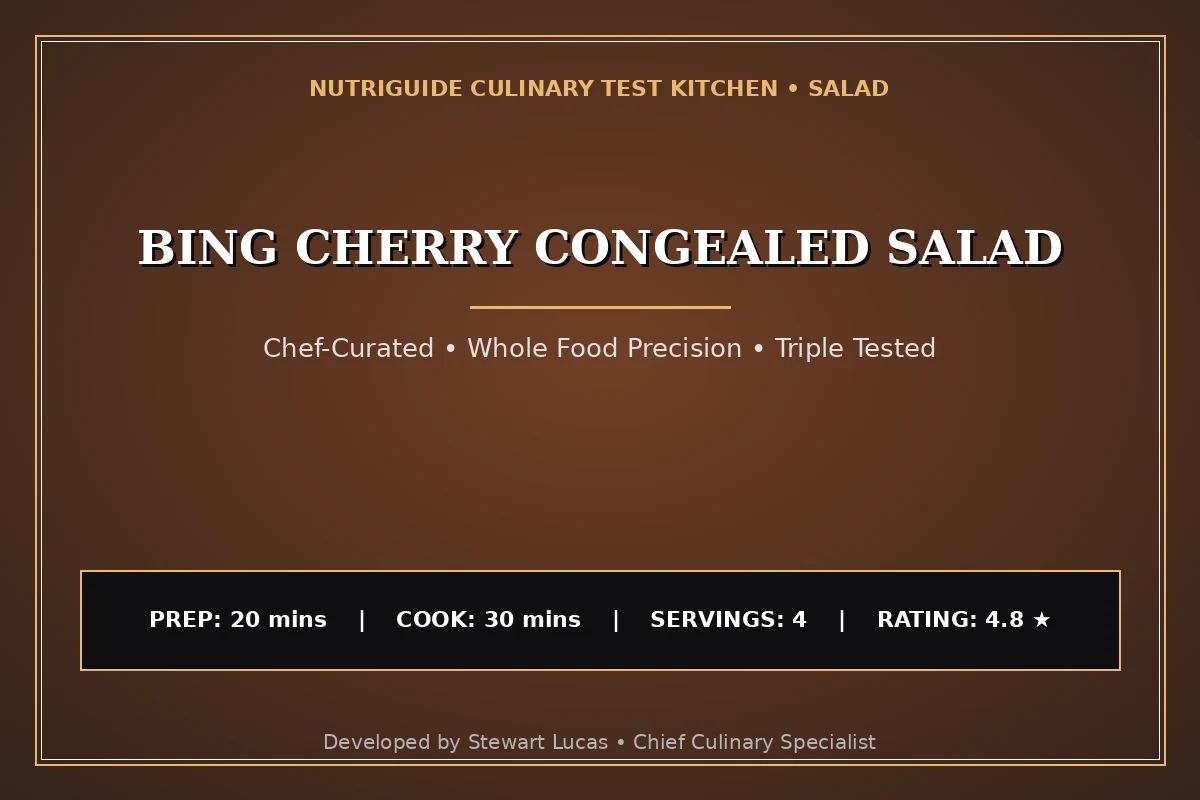 Bing Cherry Congealed Salad