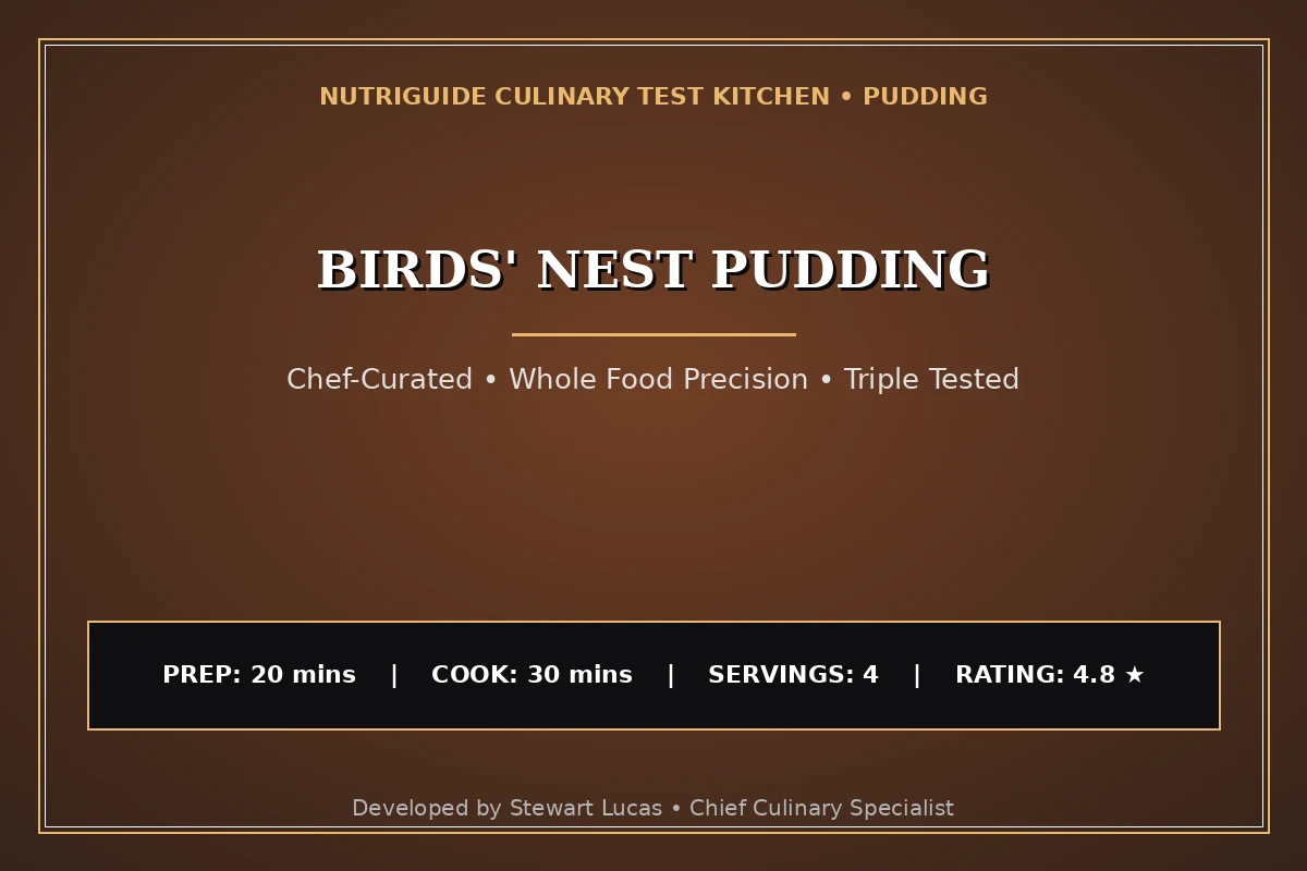 Birds' Nest Pudding