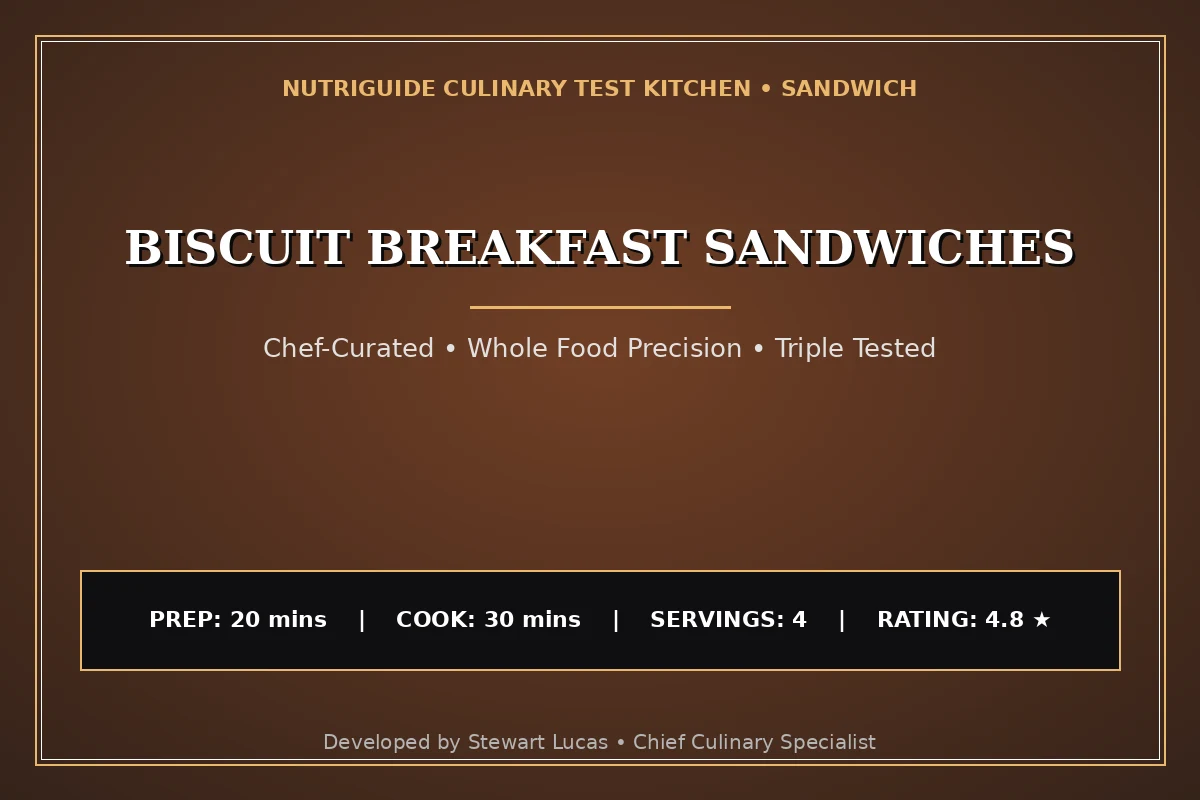 Biscuit Breakfast Sandwiches