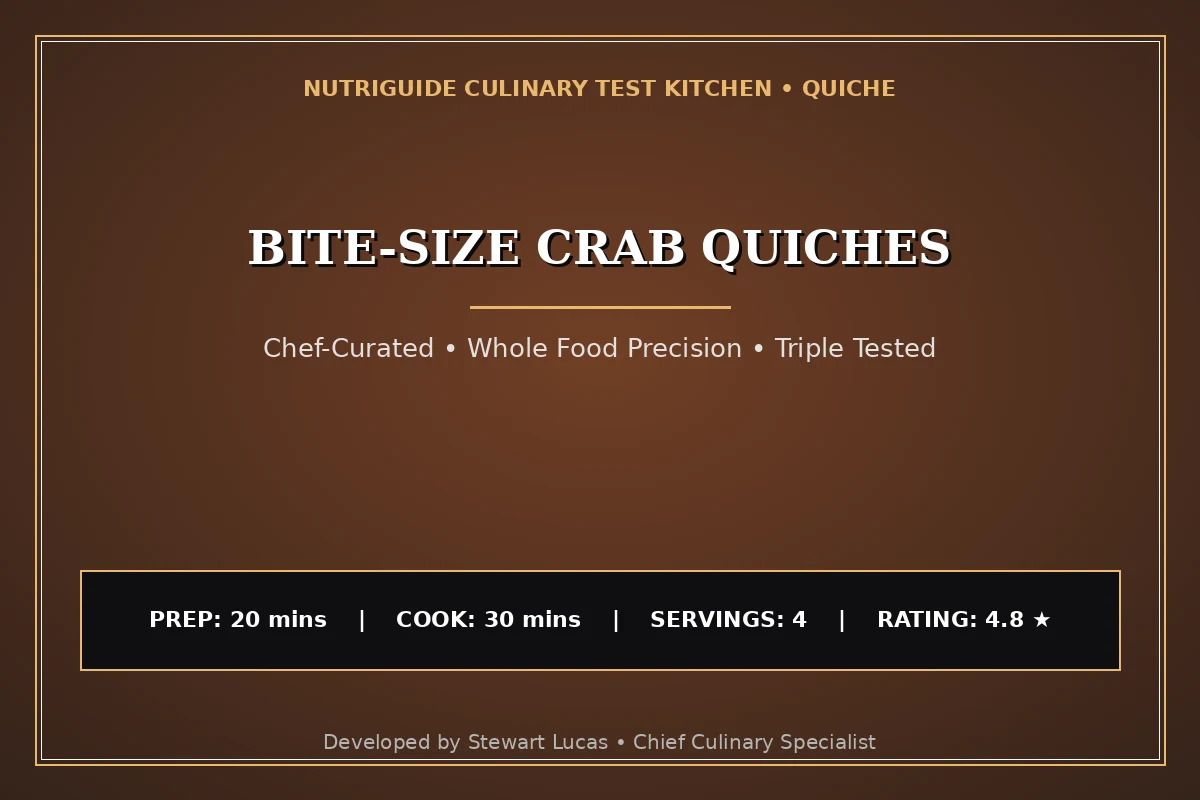 Bite-Size Crab Quiches