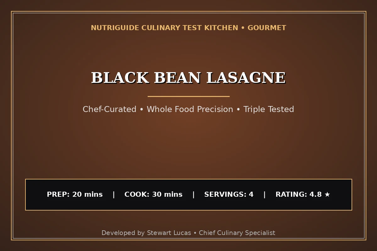 Black Bean Lasagne