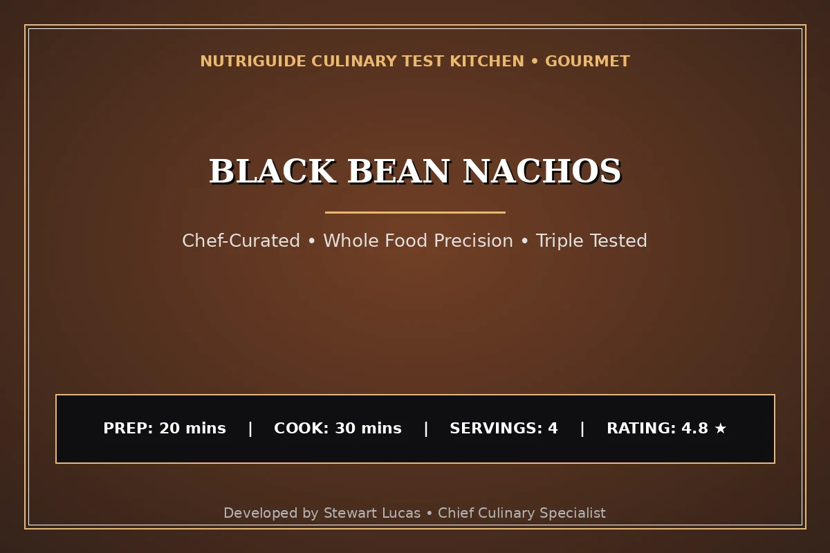 Black Bean Nachos