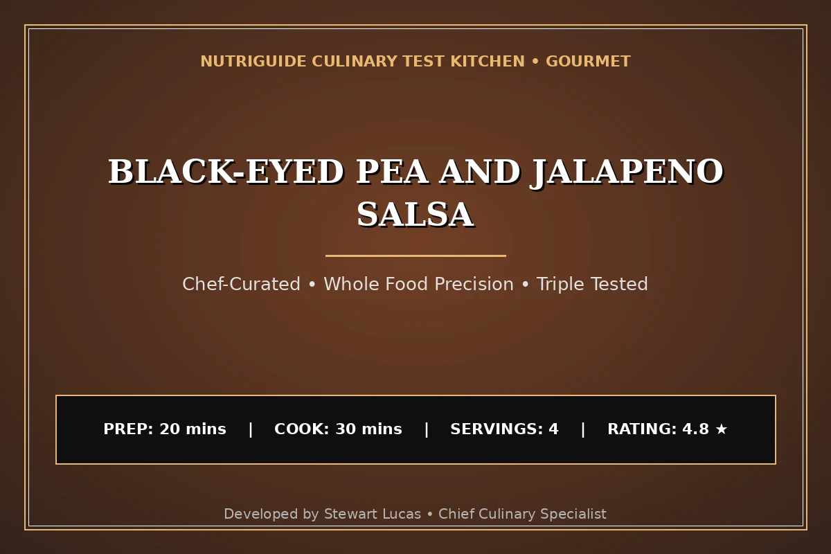 Black-Eyed Pea And Jalapeno Salsa