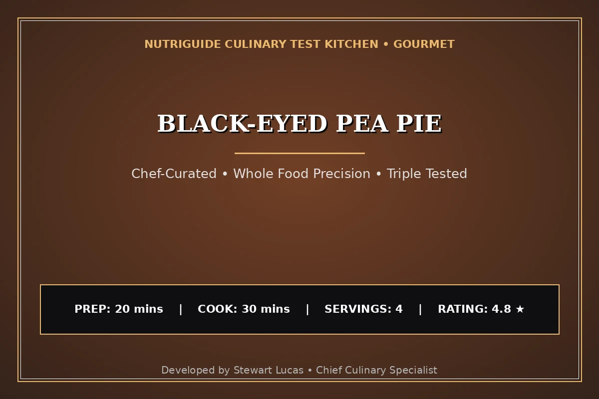 Black-Eyed Pea Pie