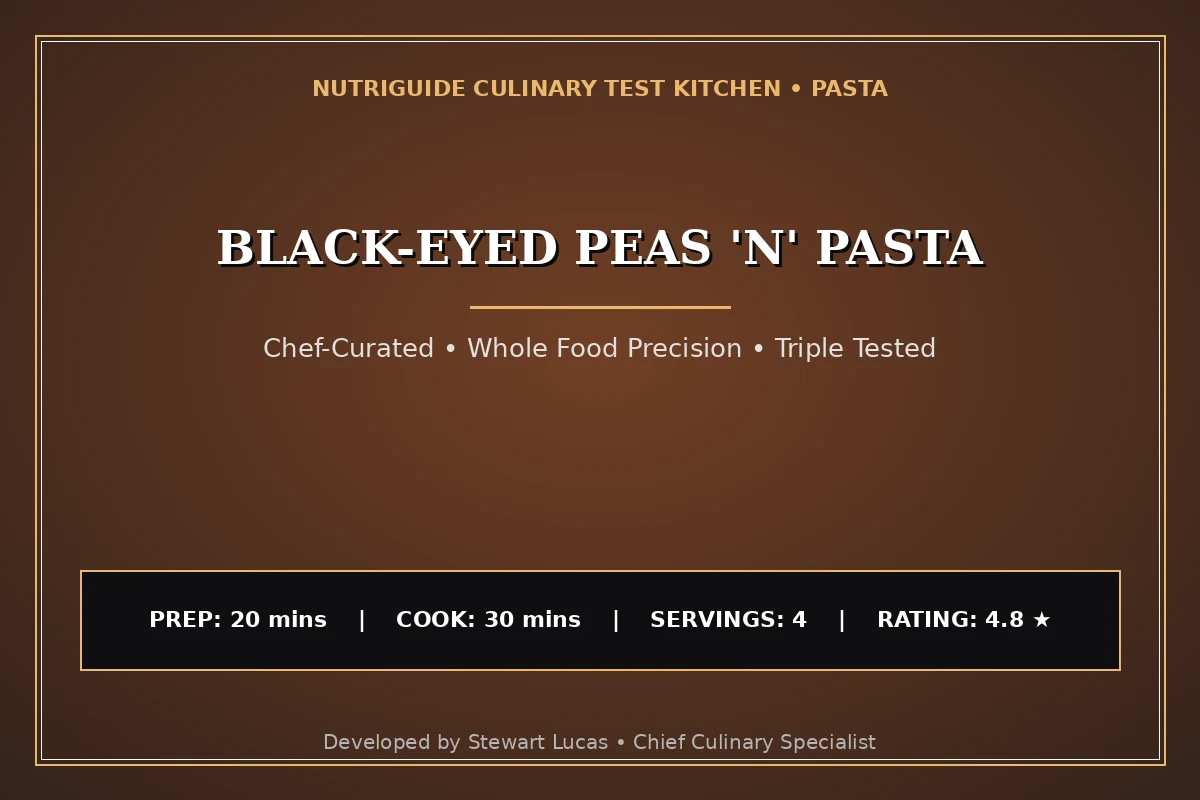 Black-Eyed Peas 'N' Pasta