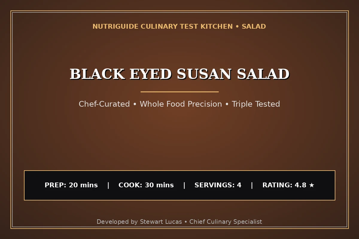 Black Eyed Susan Salad