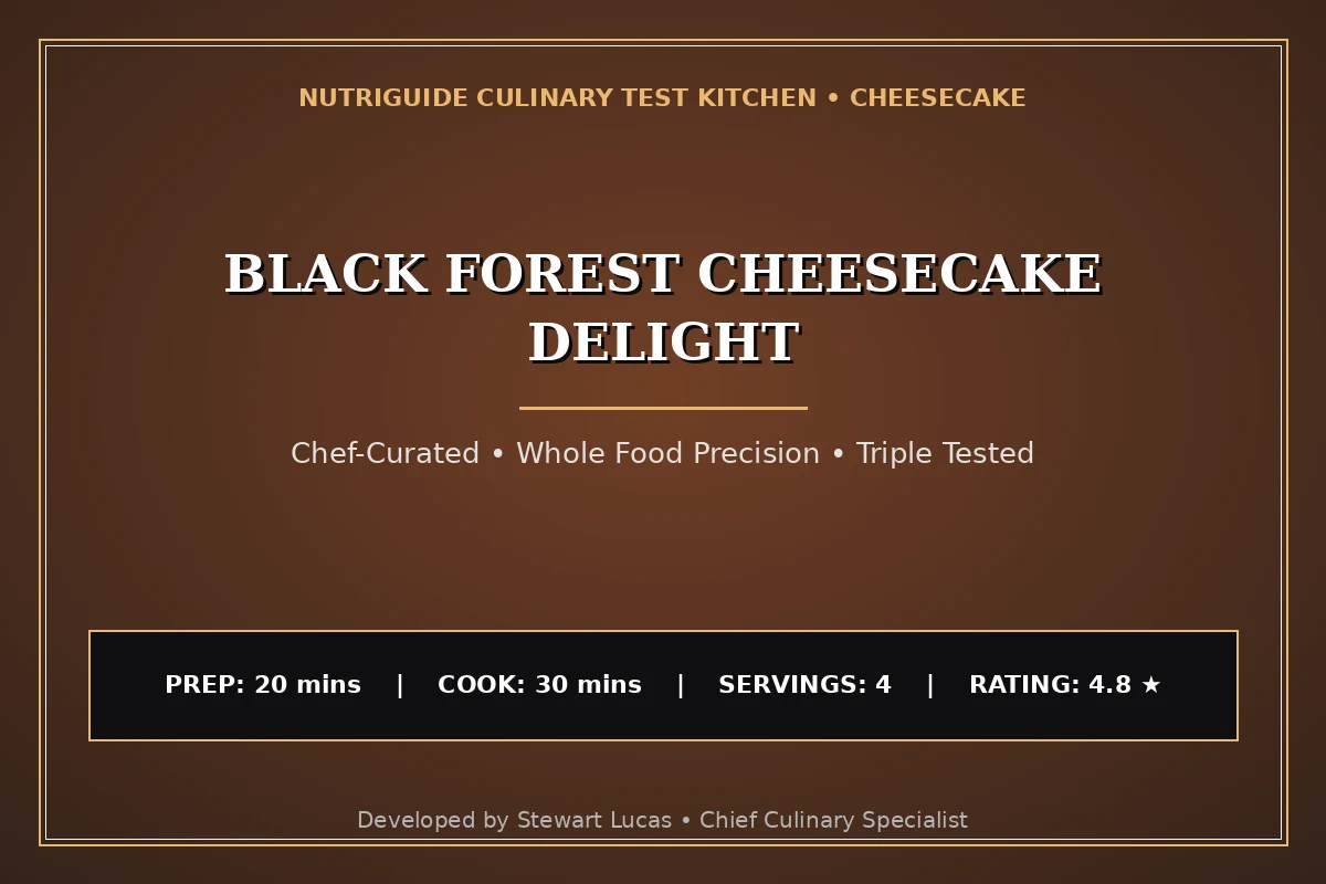 Black Forest Cheesecake Delight