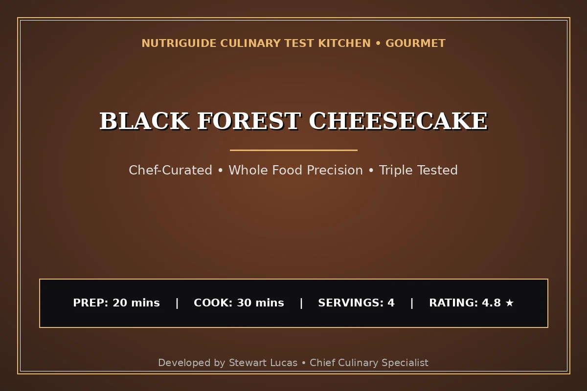 Black Forest Cheesecake