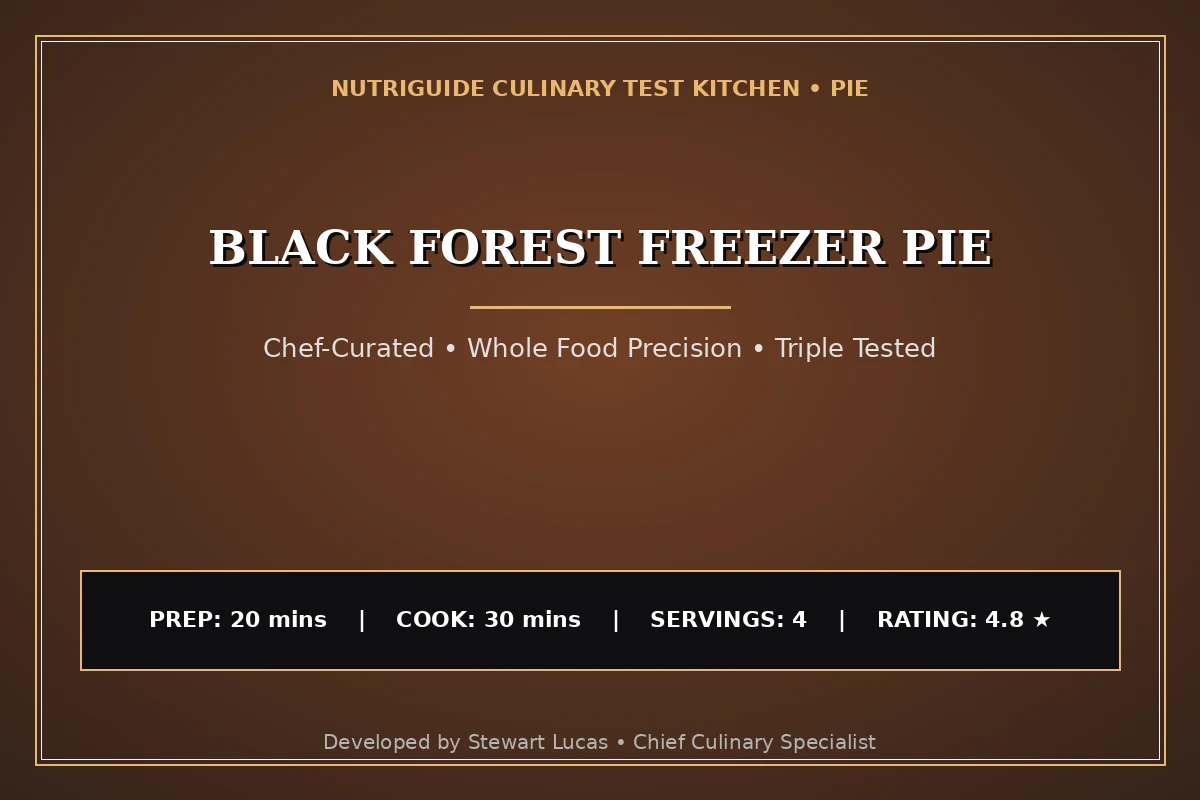 Black Forest Freezer Pie