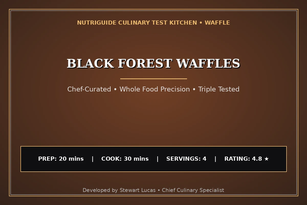 Black Forest Waffles