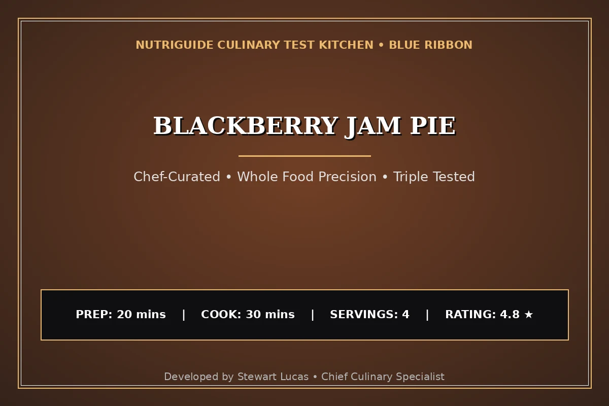 Blackberry Jam Pie