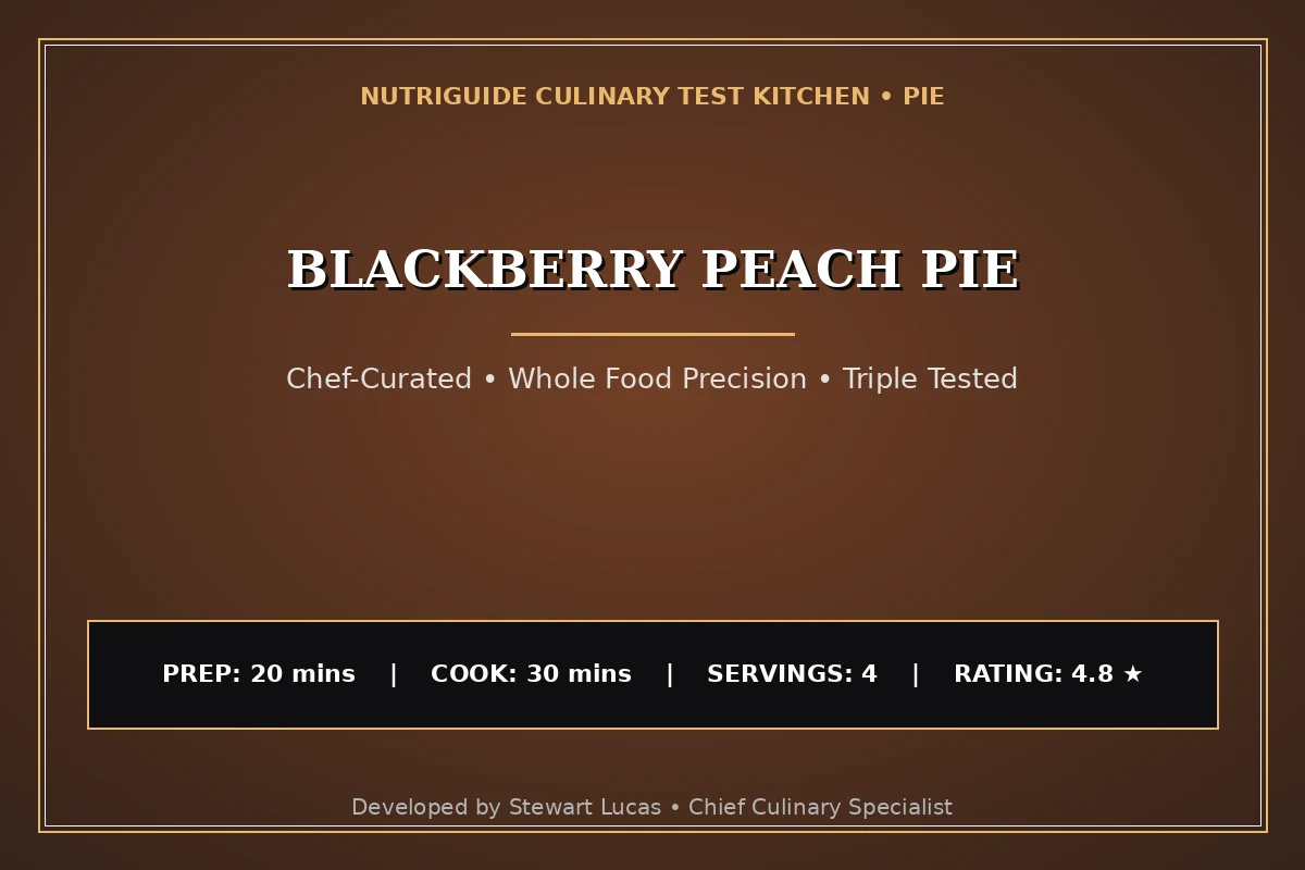 Blackberry Peach Pie