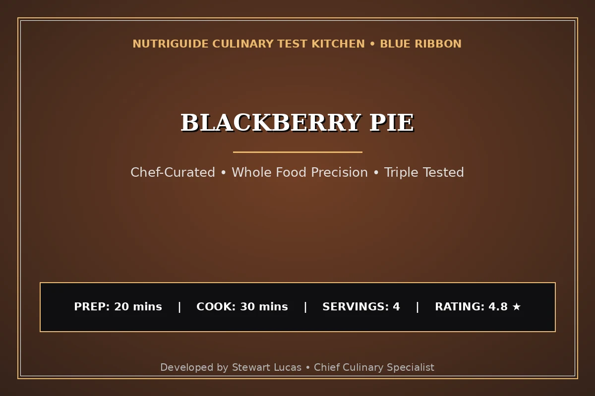 Blackberry Pie