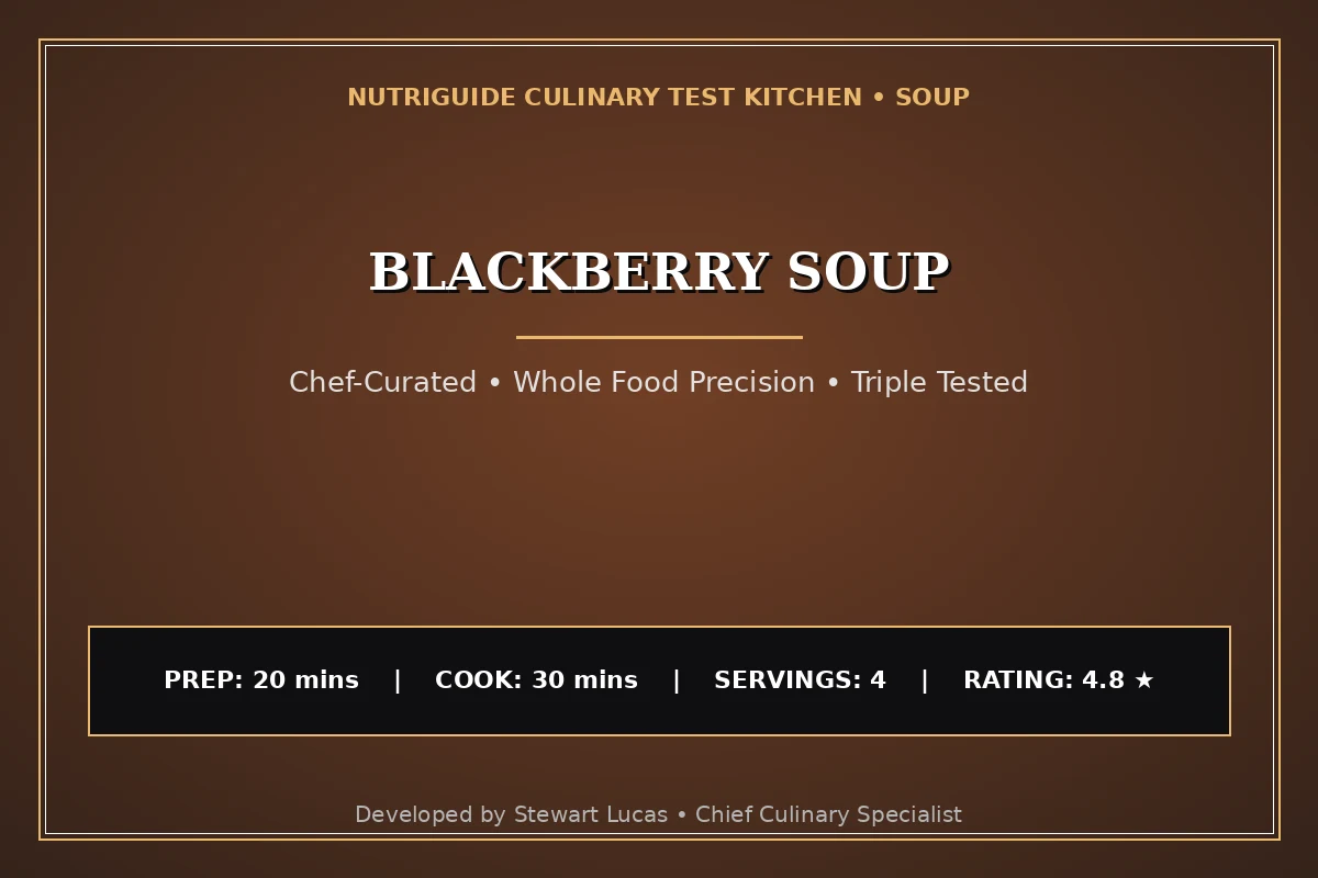 Blackberry Soup