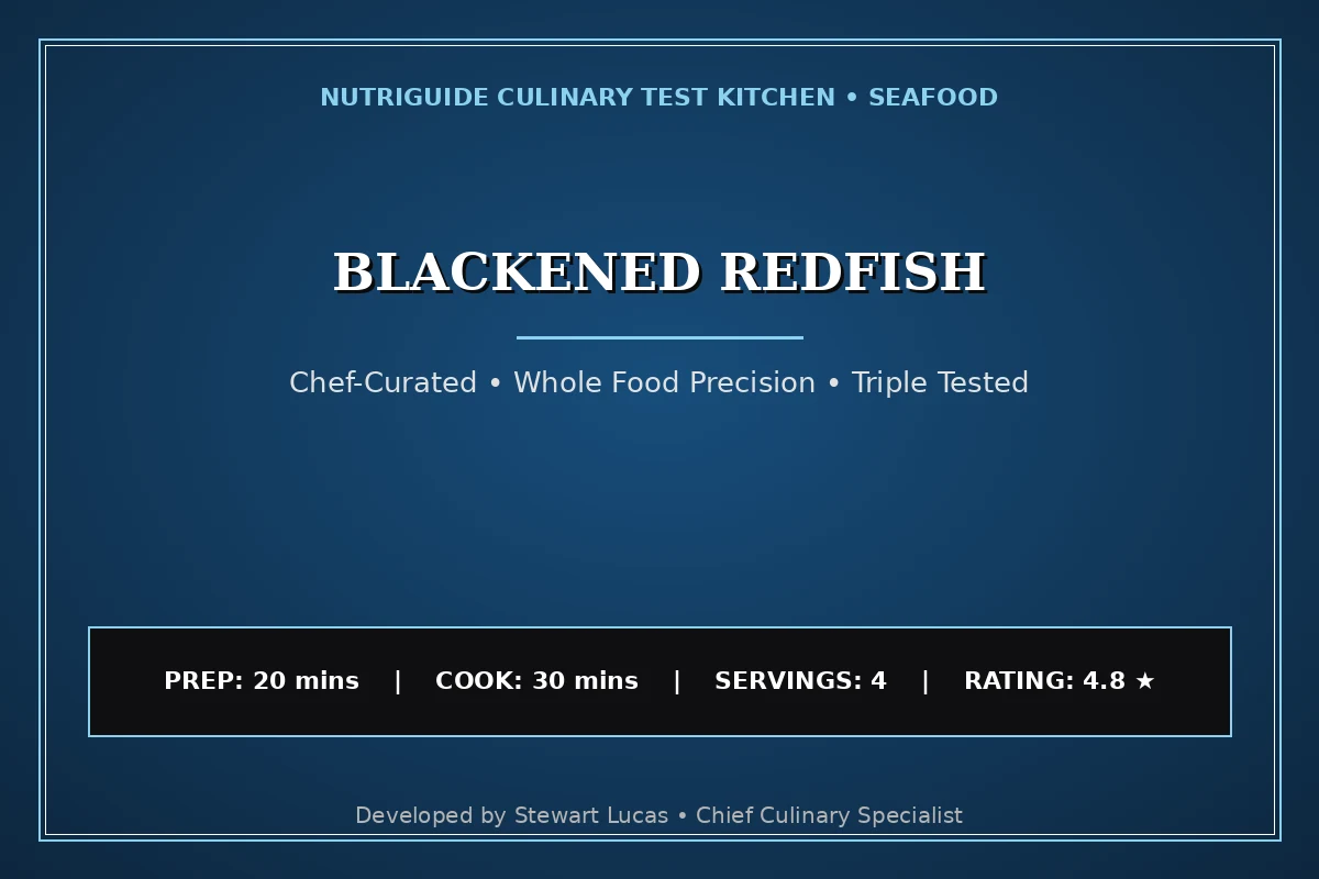 Blackened Redfish
