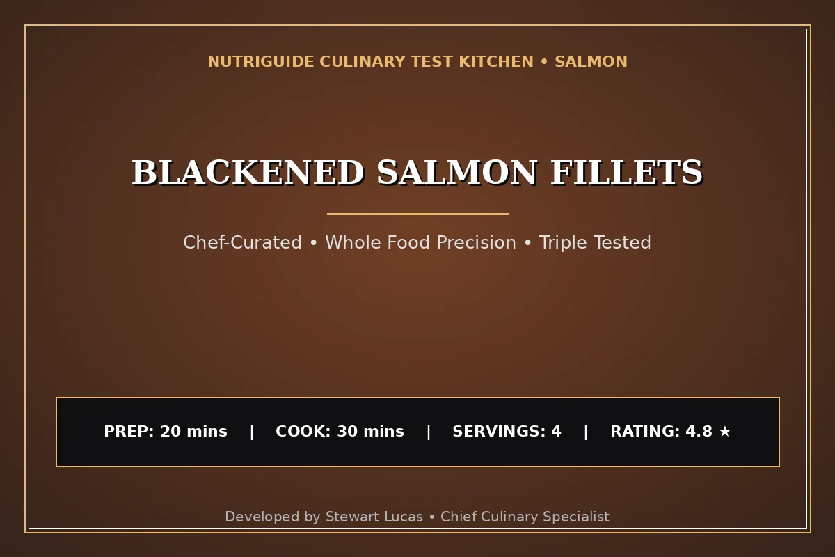 Blackened Salmon Fillets