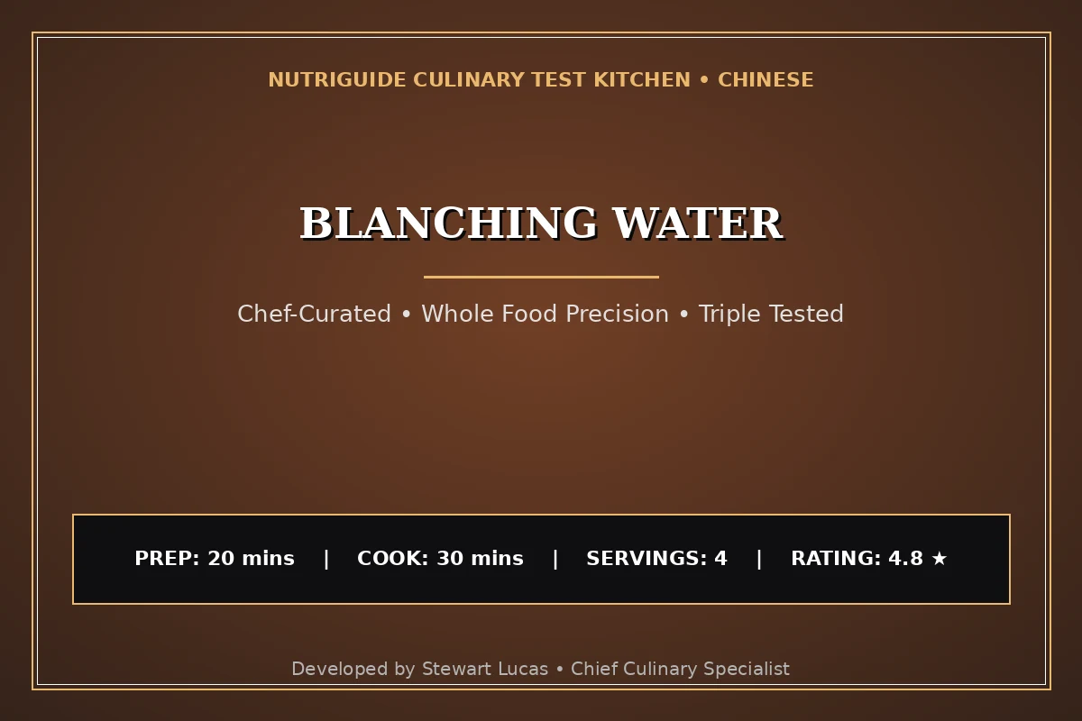 Blanching Water