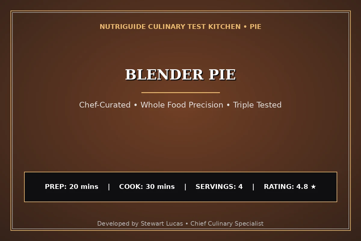 Blender Pie