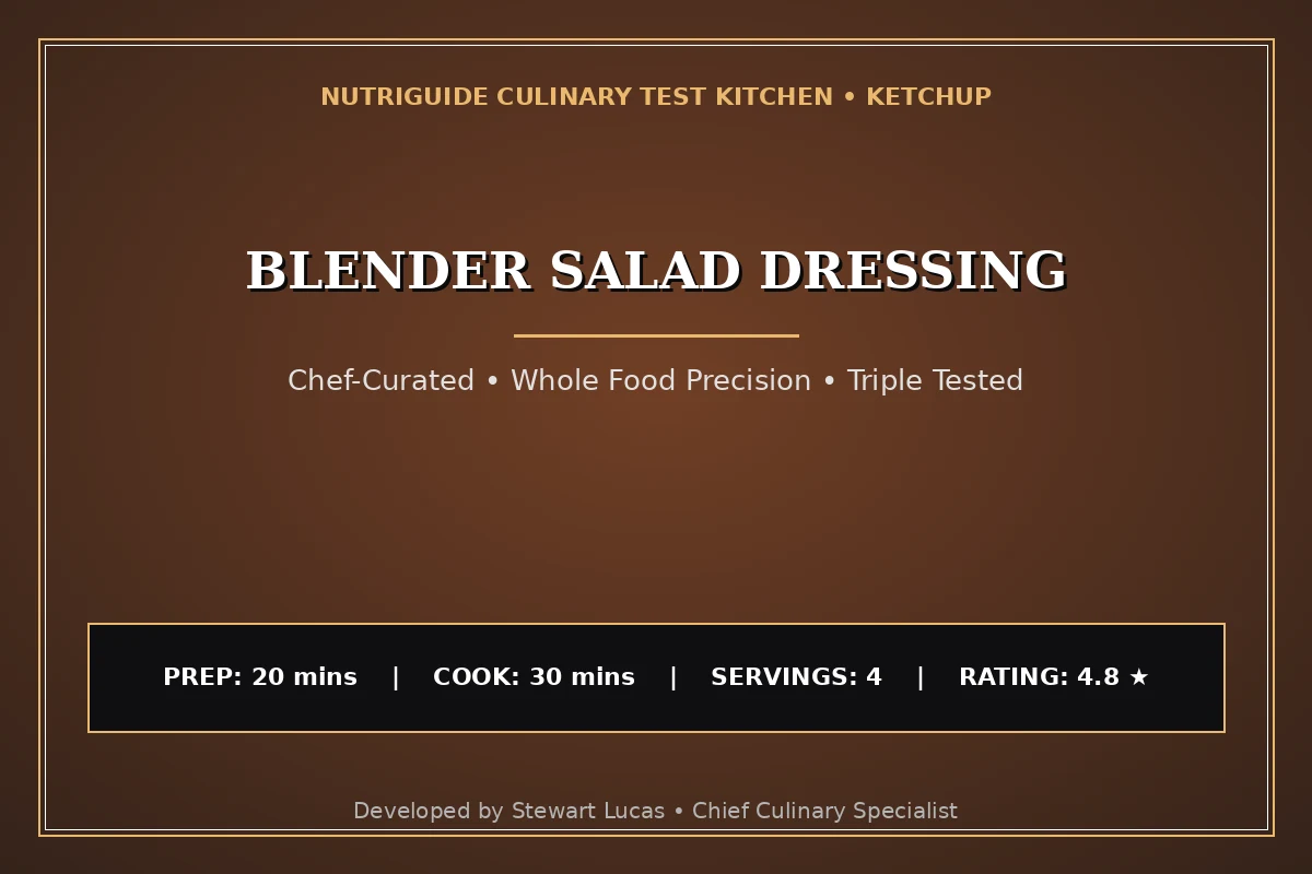 Blender Salad Dressing