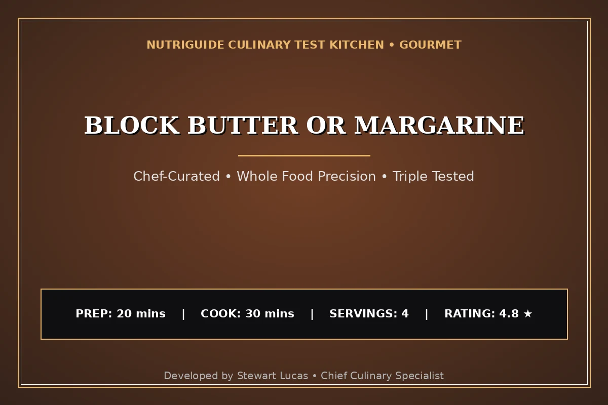Block Butter Or Margarine
