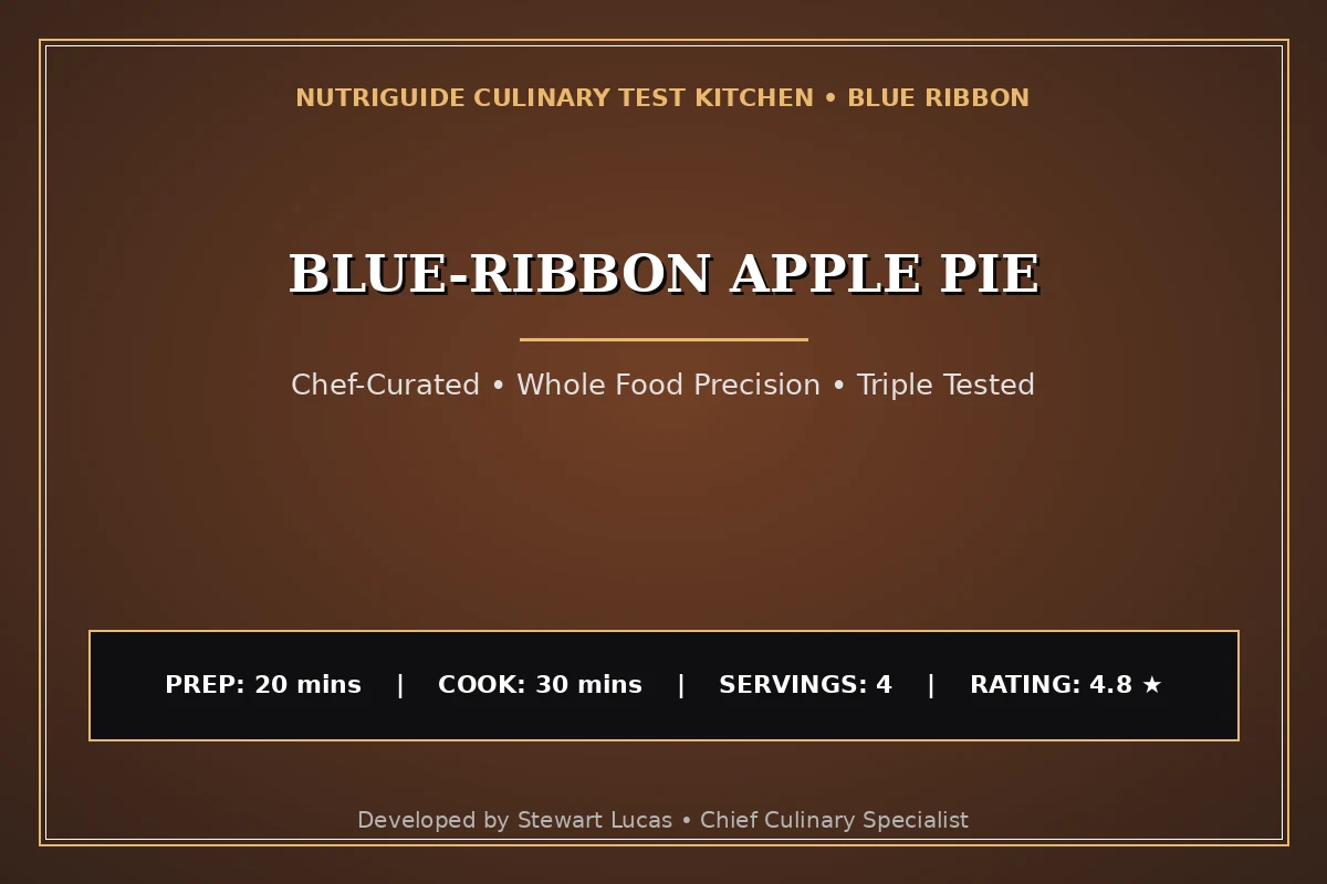 Blue-Ribbon Apple Pie