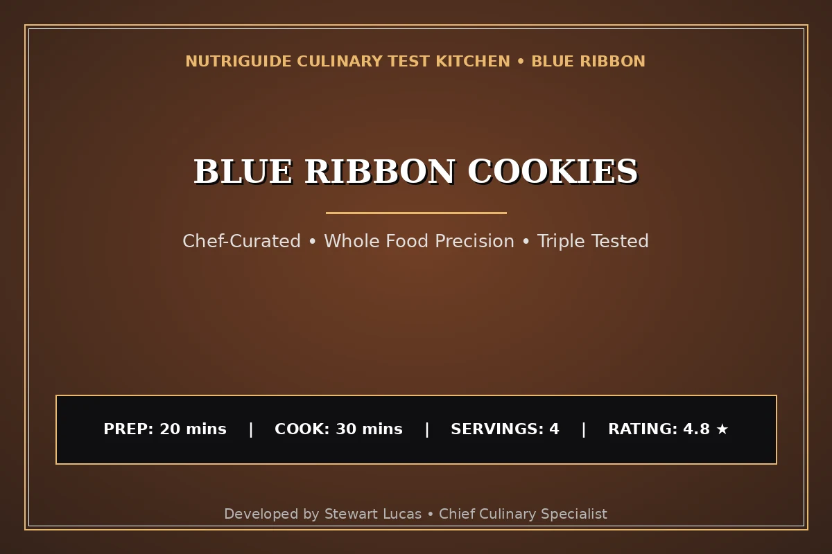 Blue Ribbon Cookies