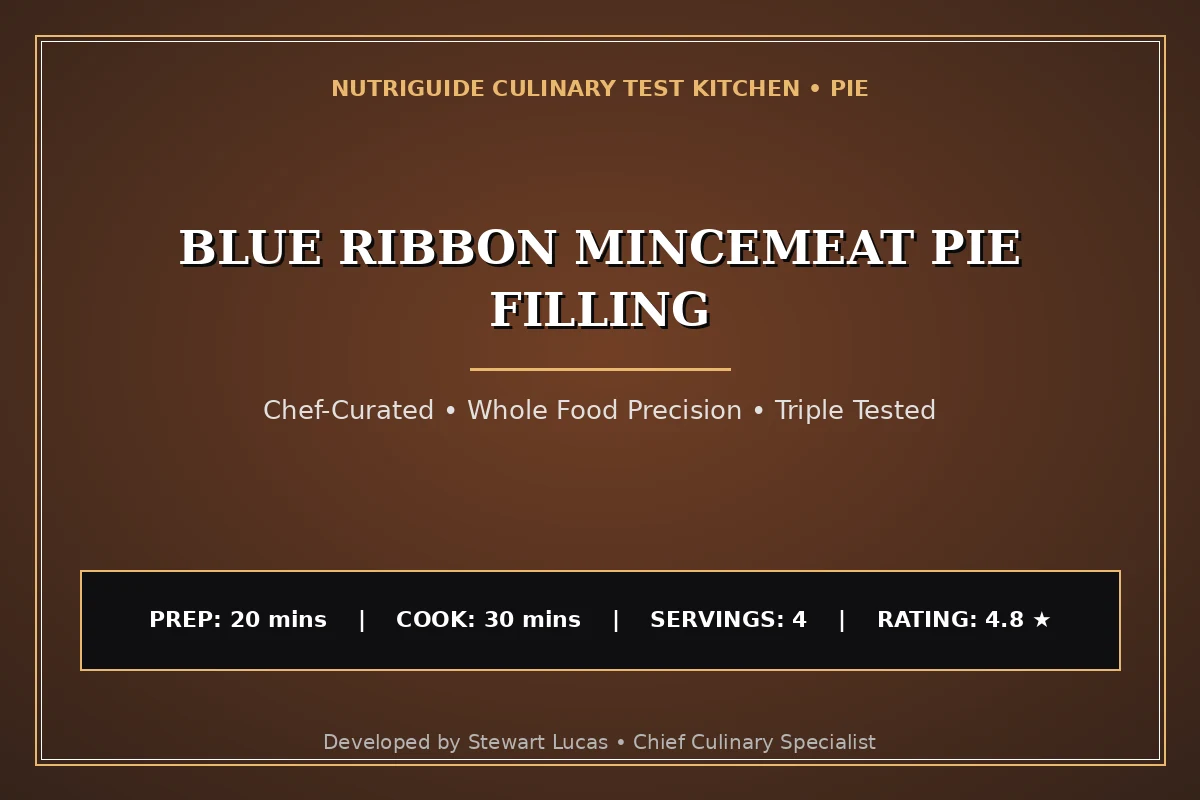 Blue Ribbon Mincemeat Pie Filling