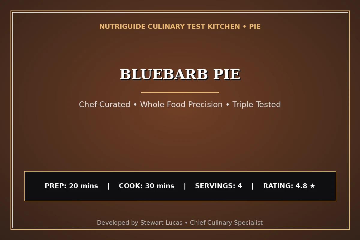 Bluebarb Pie