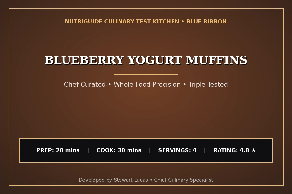 Blueberry Yogurt Muffins
