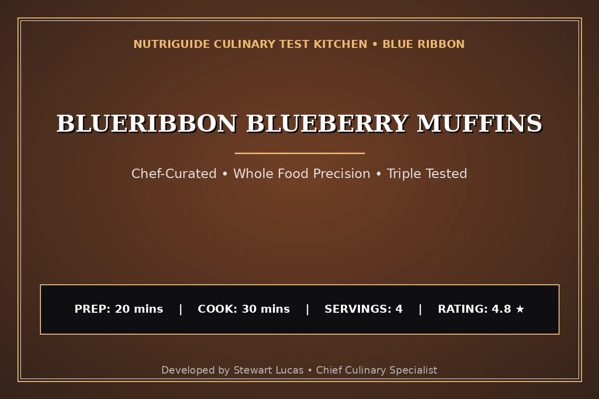 Blueribbon Blueberry Muffins